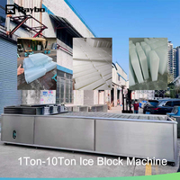 Machines à fabriquer des blocs de glace RAYBO 1 tonne, 2 tonnes, 5 tonnes, 10 tonnes, machines à fabriquer des glaçons comestibles commerciales