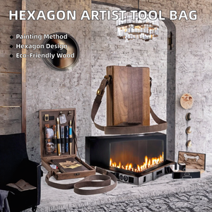 Incroyable boîte de messager en bois multifonctionnelle faite à la main pour la peinture extérieure par exportations mondiales - Product Image 2