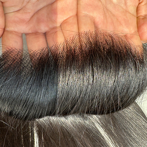 วิกผมแท้แบบกระดูกตรงจากเวียดนามมีความละเอียดสูงลูกไม้ SDD เวียดนาม - Product Image 4