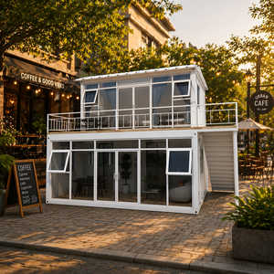 Café moderne préfabriqué en conteneur, café modulaire, kiosque de vente au détail portable, imperméable et ignifuge, hôtel - Product Image 2