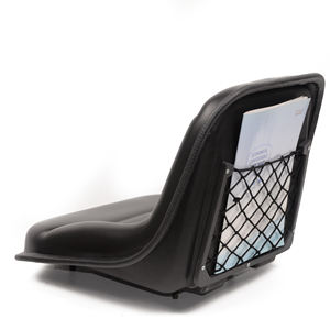 Asiento KL Asiento de conductor simple para tractores Carretillas elevadoras Cortacésped Piezas de maquinaria agrícola de construcción de PVC negro 1 año - Product Image 1