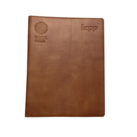 Carpeta de Presentación A4 Personalizada de Cuero Sintético PU, Portadocumentos con Bloc de Notas, Hecho en China, Marca OEM y ODM