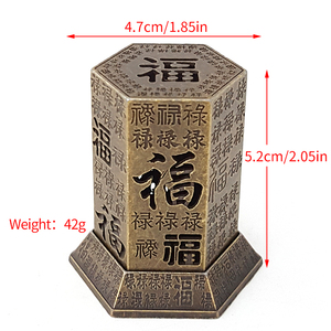 Quemador de incienso antiguo Hexagonal Momafu Heart <span class=keywords><strong>Sutra</strong></span> Soporte de incienso creativo Zen Aromaterapia Budista Incensario - Product Image 5