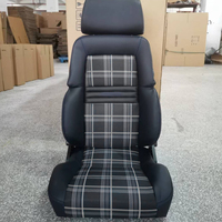 Sièges baquet de course universels RECARO à dégagement rapide, inclinables, style sport, pour voitures modifiées avec glissière