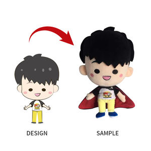 Low Moq ODM OEM Design personalizzato disegno bambola peluche, animale umanoide cuscino coperta mascotte personalizzata - Product Image 3