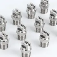 Nozzles Nozzle Flat Spray Nozzle BYCO High Pressure 1/2"1/4"1/8" Anti Clog Stainless Steel Vee Jet Flat Spray Nozzles