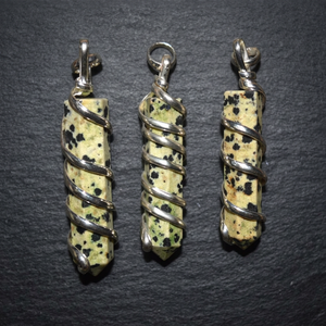 Breloques en agate dalmatienne pour stylo, en argent 925, style classique, unisexe, à porter au quotidien - Product Image 3