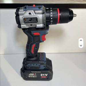 Perceuse à percussion électrique sans balais rechargeable à couple élevé de 120 N.m, <span class=keywords><strong>visseuse</strong></span> sans fil portable à batterie lithium-ion de 120 N.m pour la maison - Product Image 2