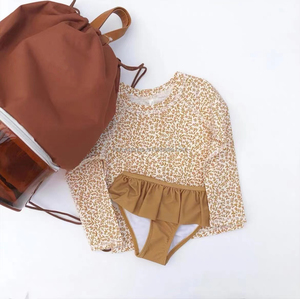 Traje de baño para niñas, nuevo traje de baño de verano Sunshine Surfer, traje de baño estampado, ropa de playa para Hermanas, hermano, ropa para niños, baño de natación - Product Image 3