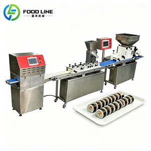 Ligne de production industrielle de machines à sushi multifonctionnelles pour la fabrication de <span class=keywords><strong>Maki</strong></span>, Nigiri, Onigiri, production en série, certifiée CE - Product Image 2
