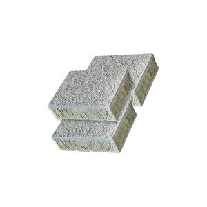 Panneaux sandwich en <span class=keywords><strong>laine</strong></span> <span class=keywords><strong>de</strong></span> <span class=keywords><strong>roche</strong></span> pour revêtement mural extérieur, <span class=keywords><strong>isolation</strong></span> thermique décorative, classe A, ignifuge, résistant au feu - Product Image 2