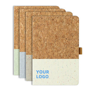 Nhật Ký Vải Lanh Với Nút Chai Tổng Hợp Sổ Ghi Chép Tùy Chỉnh Bìa Cứng Tùy Chỉnh Đồ Dùng Học Tập A5 Nhật Ký Lạ Mắt Đẹp - Product Image 1