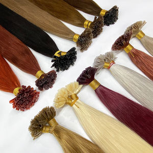 En gros U Tip italien kératine pré-collé Extensions de cheveux humains Remy Double dessiné U Tip I Tip Extension de cheveux - Product Image 6