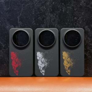Coques de téléphone magnétiques pour Huawei Mate 80 Pro Max, protection intégrale antichoc et anti-chute, motif chevaux en Kevlar, protection de l'appareil photo. - Product Image 2