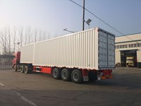 Prix d'usine Bonne Qualité LUEN 3 Essieux Fermé Container Van Box Cargo Semi Remorque