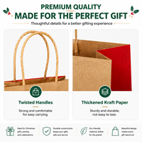 Sacs en papier kraft personnalisés pour la vente au détail, l'alimentation, la mode et l'emballage de cadeaux, sacs de shopping imprimés avec poignées, vente en gros