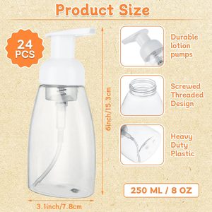 Botella de Plástico PET con Gotero para Pegamento de Pelucas, Ecológica, Vacía, Personalizable, Cuadrada, de 16 oz, 500 ml, 100 ml, 160 ml, para Lavavajillas - Product Image 2