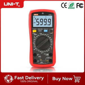 Multimètre numérique UNI-T 6000 points de lecture, fréquence manuelle, température, tension, UT890C UT890D, testeur de condensateurs AC DMM, NCV - Product Image 2