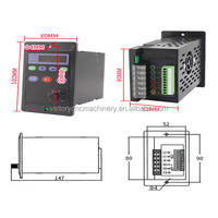 Ensemble de moteur sans balais 220V 400W HS60 avec réducteur de vitesse PLF60 et Kits de moteur à engrenage planétaire de régulateur de vitesse pour gril