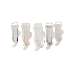 Tobillera de Cuentas de Cerámica Coloridas con Forma de Elefante, Joyería de Moda para el Pie, 2 por Color, Paquete de 600 Piezas - Product Image 1