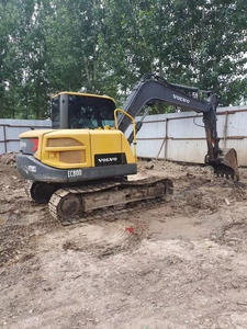 Mini-excavatrice Volvo EC80 8T d'occasion de qualité supérieure, excavatrice sur chenilles hydraulique suédoise d'origine pour la construction, certifiée CE, avec brise-roche - Product Image 2