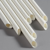 Fabricant de pailles à boire en papier biodégradable personnalisées paille boba en papier avec papier d'emballage