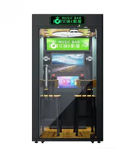 2022 Make money Coin-operated karaoke room machine booth/karaoke karaoke booth for KTV room