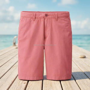 <b>High</b> Quality 100% Cotton Anti-Wrinkle Quick Dry Casual Denim <b>Knee</b> <b>High</b> Waist Button Fly Bermuda Chino Shorts Solid Gym - Product Image 3