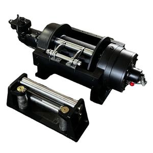 Certifié CE 60000lbs/bs livres 30ton <span class=keywords><strong>treuil</strong></span> <span class=keywords><strong>de</strong></span> traction hydraulique avec chaumard/<span class=keywords><strong>guide</strong></span> à rouleaux <span class=keywords><strong>de</strong></span> corde/embrayage à air/presseur <span class=keywords><strong>de</strong></span> câble - Product Image 5