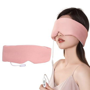 Masque chauffant pour les yeux en soie avec contrôle de la température et de la minuterie, idéal pour les yeux secs et pour dormir - Product Image 1