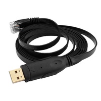 Nuevo Cable de Consola USB FTDI de 1.8m (6 pies) 2026, Adaptador Serial USB 2.0 RJ45 FT232RL, Cobre Puro, Chapado en Oro, Blindaje Trenzado, Cubierta de PVC