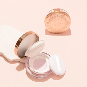 Bedak Tabur Finishing untuk Wajah, Efek Soft Focus, Ringan, Mengontrol Minyak, Memperpanjang Daya Tahan Riasan
