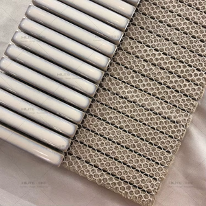 <strong>White</strong> Linear Convex <strong>Tile</strong> <strong>Mosaic</strong> Kitchen Backsplash Wall Art <strong>Mosaic</strong> <strong>Tile</strong> - Product Image 6