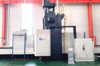 Fraiseuse à portique CNC robuste GMF10038R BT50 FANUC à fonctionnement automatique haute précision pour le traitement mécanique