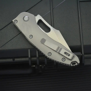 Cuchillo de Bolsillo Tanto de Acero Inoxidable Personalizable HL OEM, Hoja Fija, para Pesca, Montañismo, Supervivencia, Camping y Bricolaje - Product Image 4