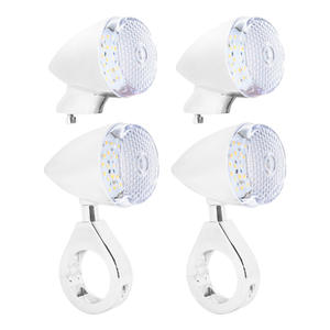 Intermitentes Delanteros y Traseros para Motocicleta, Aptos para Harley, 39mm 41mm, Luz Indicadora LED, Modificación, 4 Piezas - Product Image 3