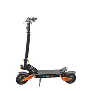 สกู๊ตเตอร์ไฟฟ้าออฟโรด 1000W 48V แบตเตอรี่ลิเธียม พับได้ สำหรับผู้ใหญ่ ใช้สำหรับกีฬากลางแจ้ง สีส้ม - Product Image 3