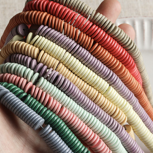 8mm negative ion colorful stone spacer beads diy <b>bracelet</b> necklace hand <b>string</b> loose beads jewelry making accessory materials - Product Image 2