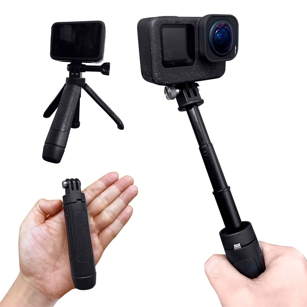 جديد كاميرا رقمية صغيرة حامل ثلاثي القوائم محمولة صغيرة السحب الساق حامل ثلاثي القوائم لGoPro