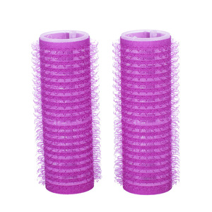 <b>Hair</b> <b>Roller</b> Set Plastic Heatless Snap Type Large Purple <b>Small</b> Blue Cylinder For Voluminous Textured <b>Hair</b> Styling - Product Image 3