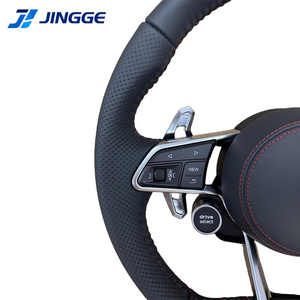 Volante Deportivo de Fibra de Carbono y Cuero Completo de Diseño Personalizado para Audi A3 RS6 A7 RS4 TTRS RS5 RS7 RS3-7 Serie B9 6 - Product Image 3