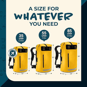 Bolsa Seca Impermeable <span class=keywords><strong>de</strong></span> PVC Personalizada para Camping y Senderismo, Moderna, Grande, <span class=keywords><strong>de</strong></span> <span class=keywords><strong>30</strong></span> <span class=keywords><strong>Litros</strong></span>/20 <span class=keywords><strong>Litros</strong></span>, con Cierre Enrollable, para Viajes - Product Image 2