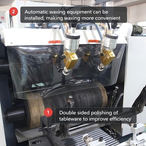 <span class=keywords><strong>Machine</strong></span> automatique de polissage et de rectification pour couverts et ustensiles de table en acier inoxydable (cuillères, fourchettes) - Product Image 2