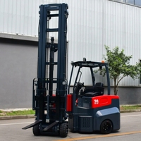 Chariot élévateur électrique pour allées étroites de 1,5 tonne, 2 tonnes, 2,5 tonnes, hauteur de levage de 12 m, contrôleur ZAPI, caméra, mât large pour entrepôt
