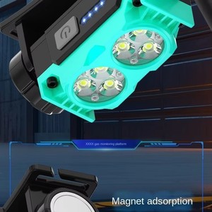 Outdoor Night Fishing Magnetic Suction Maintenance Work Lamp Rechargeable Usb Led Torch <strong>Flashlight</strong> Work Light - Product Image 4