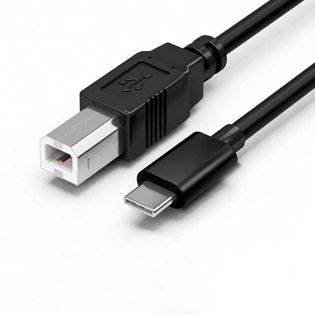 Cantell OEM Customizable 0.5m 1m 1.5m 2m Type C Printer Cable USB 2.0 Type C Type B Printer Scanner MIDI OTG Charging Function