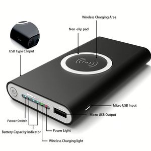 New Arrival 3 in 1 <b>Wireless</b> Power Bank 10000mAh for All Mobile Phone - Product Image 3