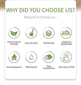 Revêtement de sol en vinyle de luxe stratifié SPC de style moderne de 4mm avec clip de verrouillage par clic Revêtement de sol SPC étanche à l'humidité et résistant à l'usure - Product Image 6