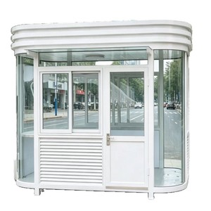 Poste de Garde en Structure Acier, Design Moderne, Cadre en Acier Léger, Utilisation Extérieure - Product Image 4