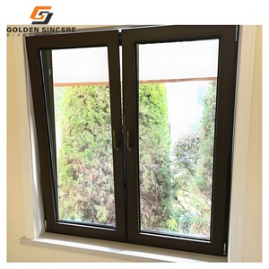 GS อลูมิเนียมเอียงและเปิดหน้าต่างที่มีฉนวนกรอบและกระจกก๊าซอาร์กอน - Product Image 2